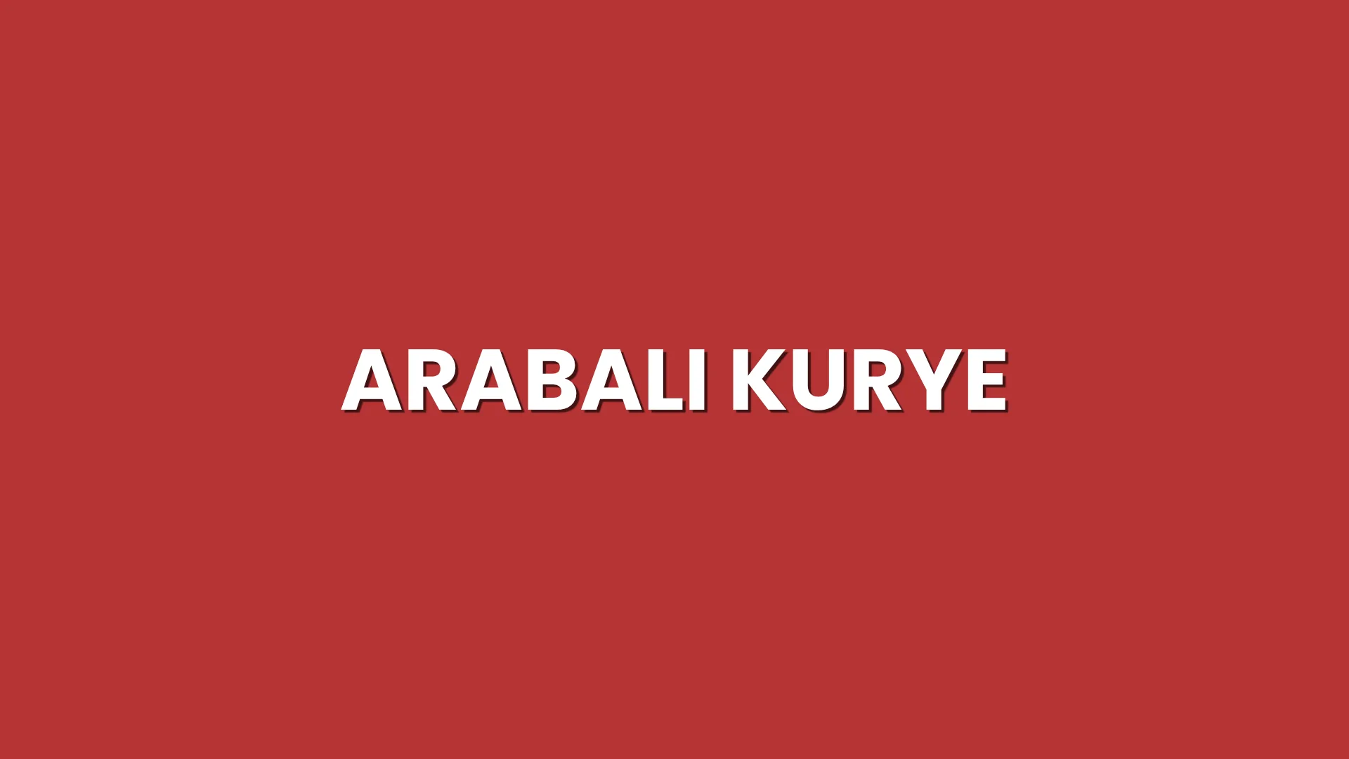 Arabalı Kurye Hizmeti